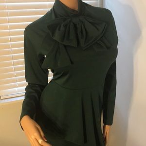 Forest green dress: NWOT; Size: XL